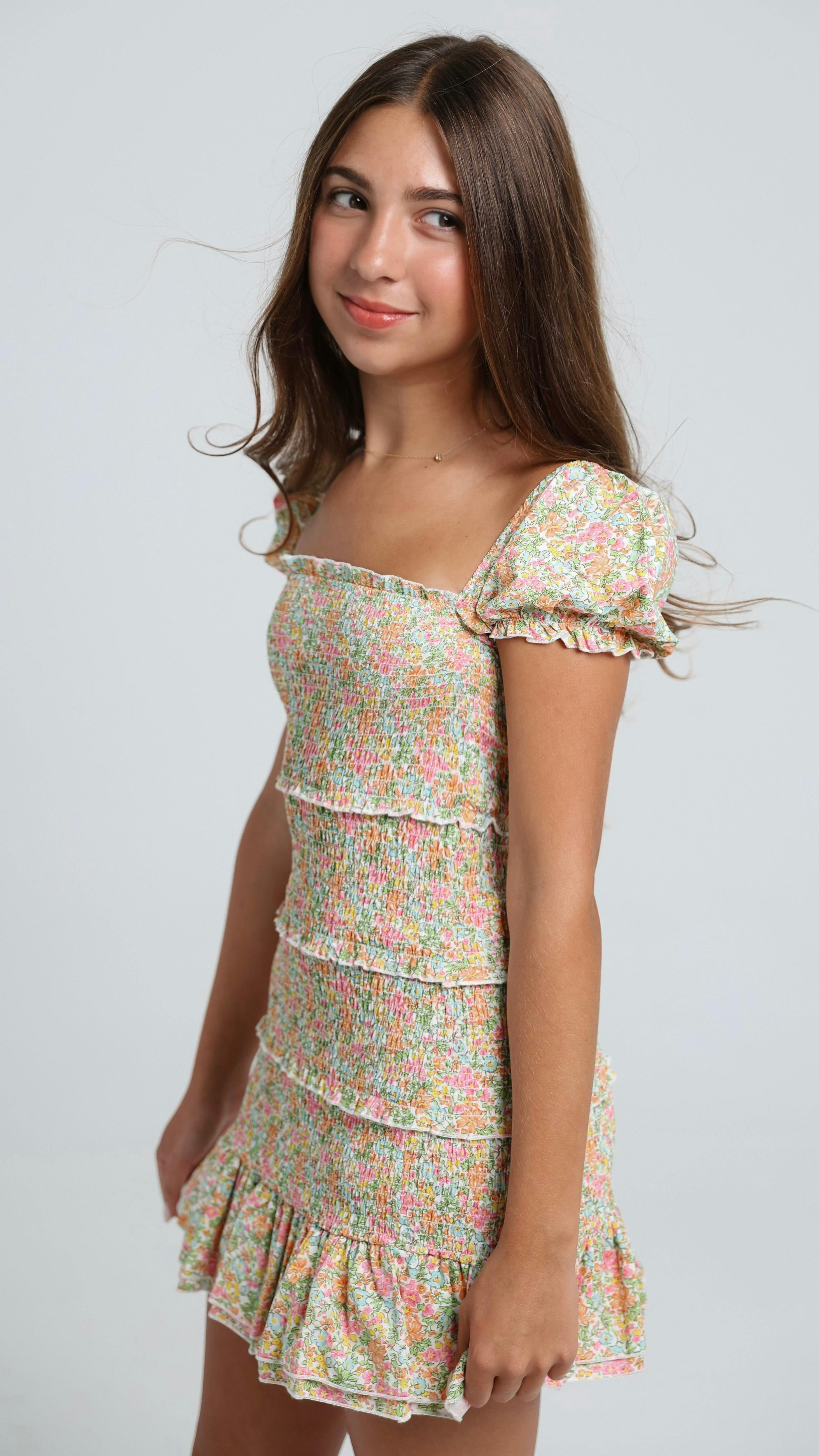 Milou Dress in Garden Sorbet