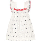 Women's Mini Sandrine Embroidered Dress, Multi