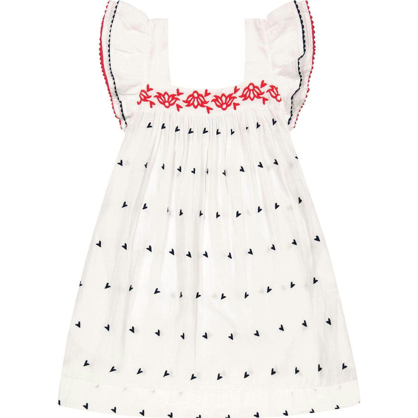 Women's Mini Sandrine Embroidered Dress, Multi