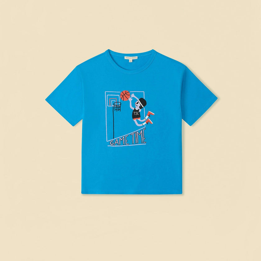 Organic Weekend Tee in Bodega Blue