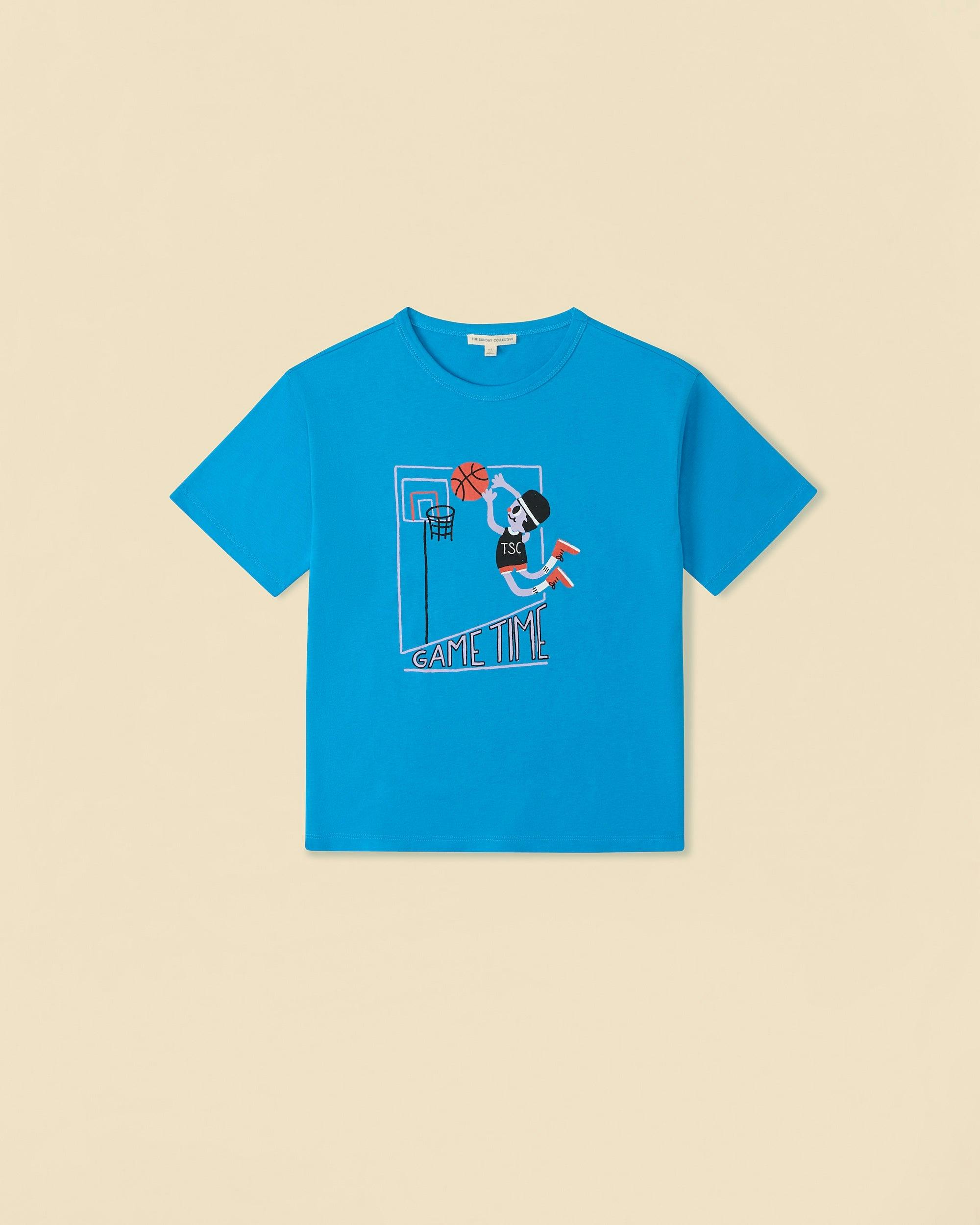 Organic Weekend Tee in Bodega Blue