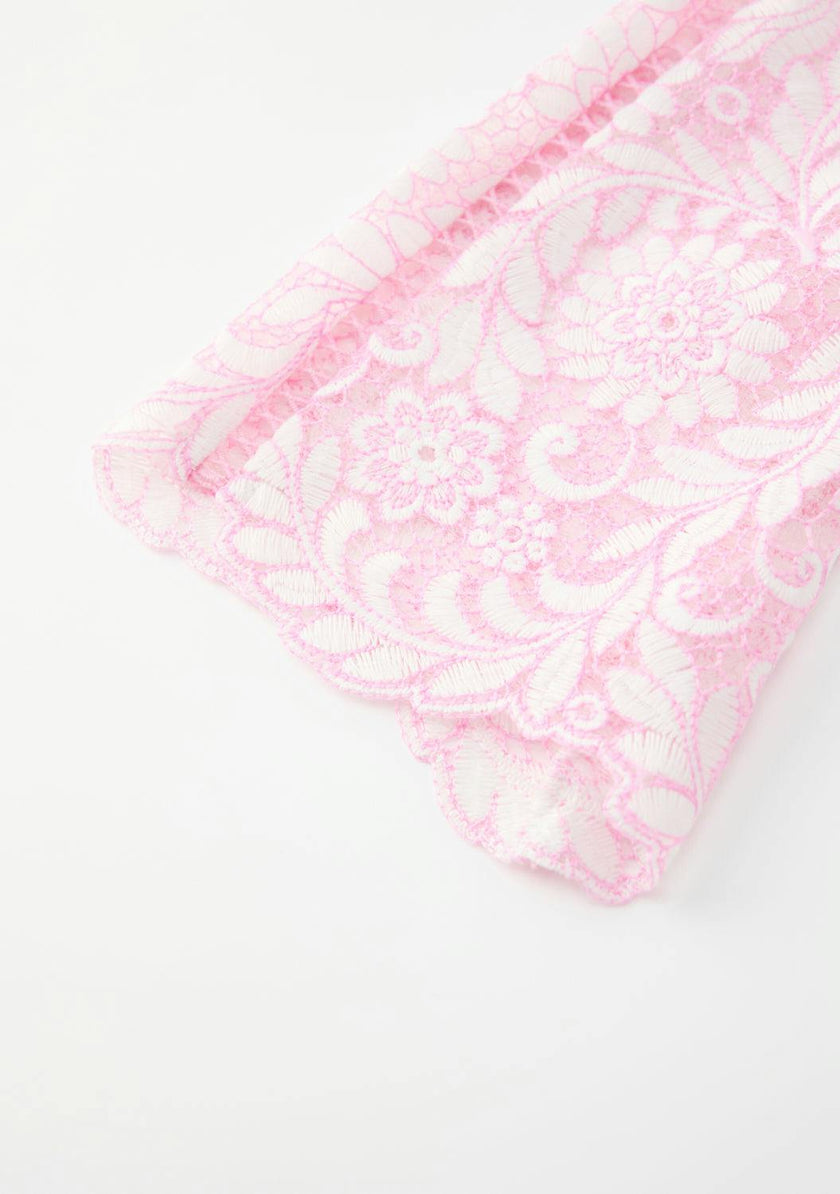 Primrose Embroidery Mini Dress
