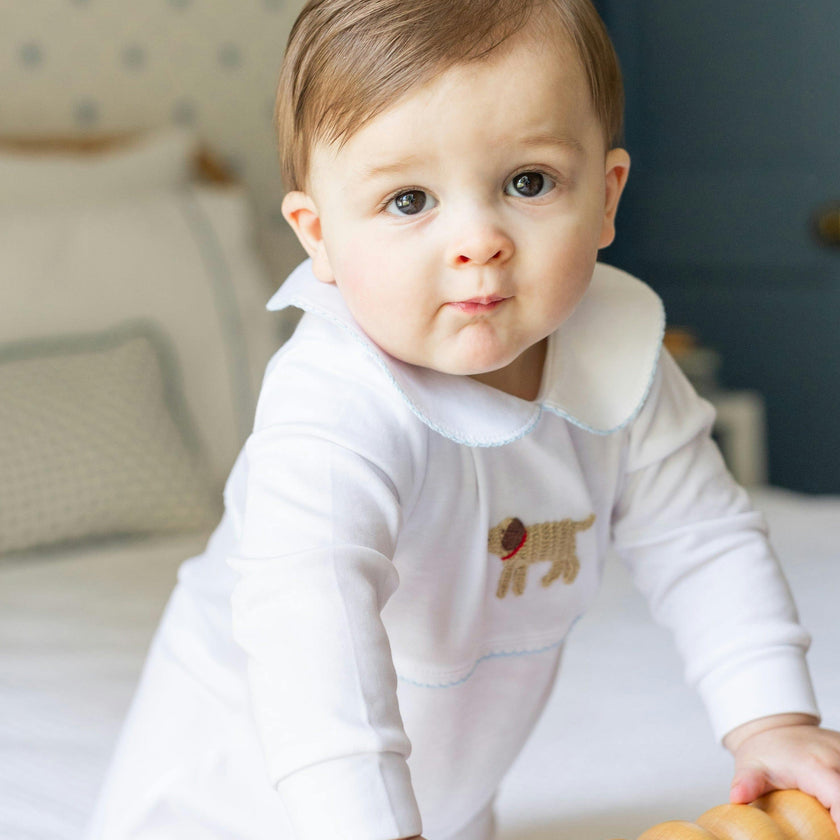 Crochet Playsuit - Boy Lab
