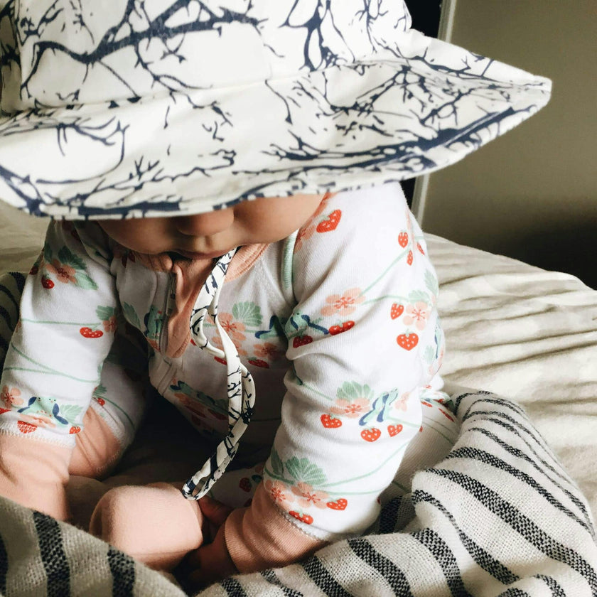 Beach Hat Tree Print