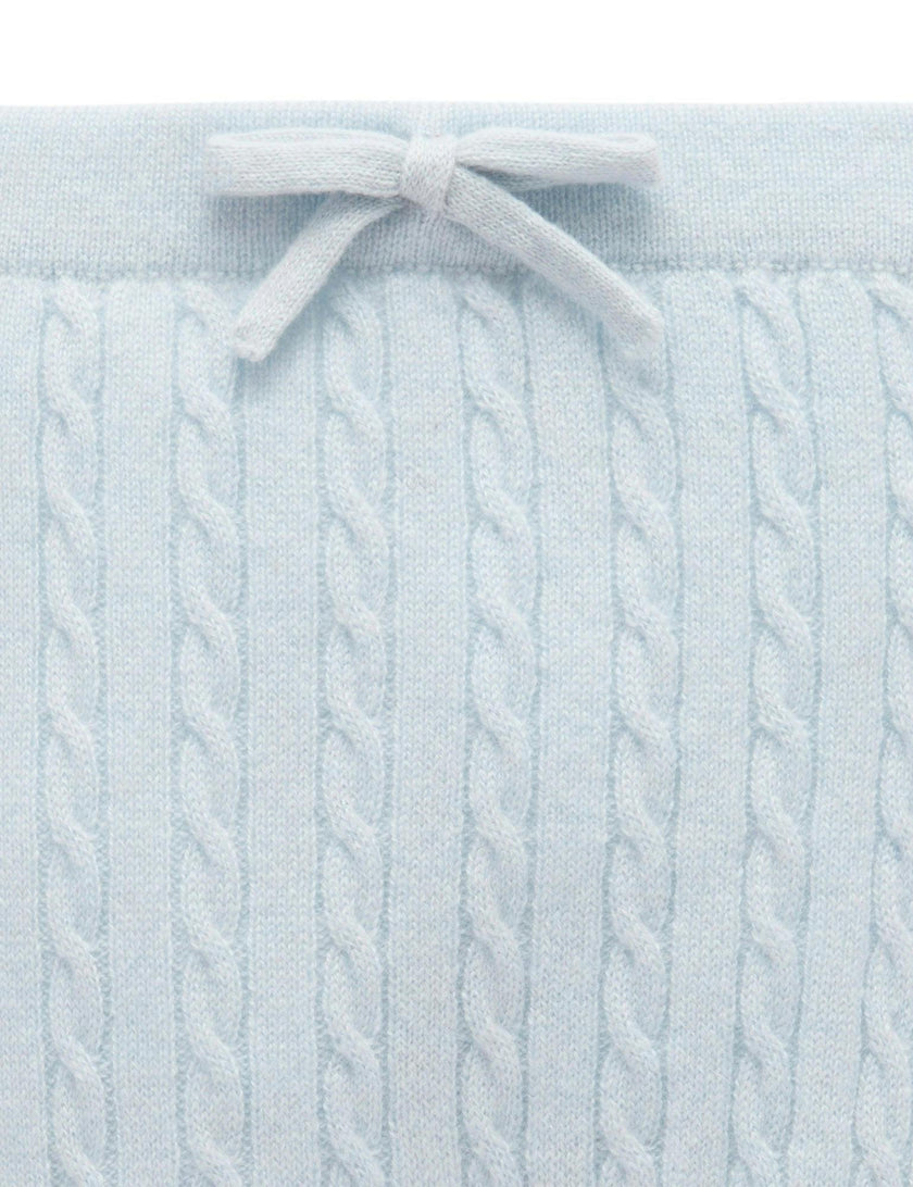 Cashmere Leggings Pale Blue Melange