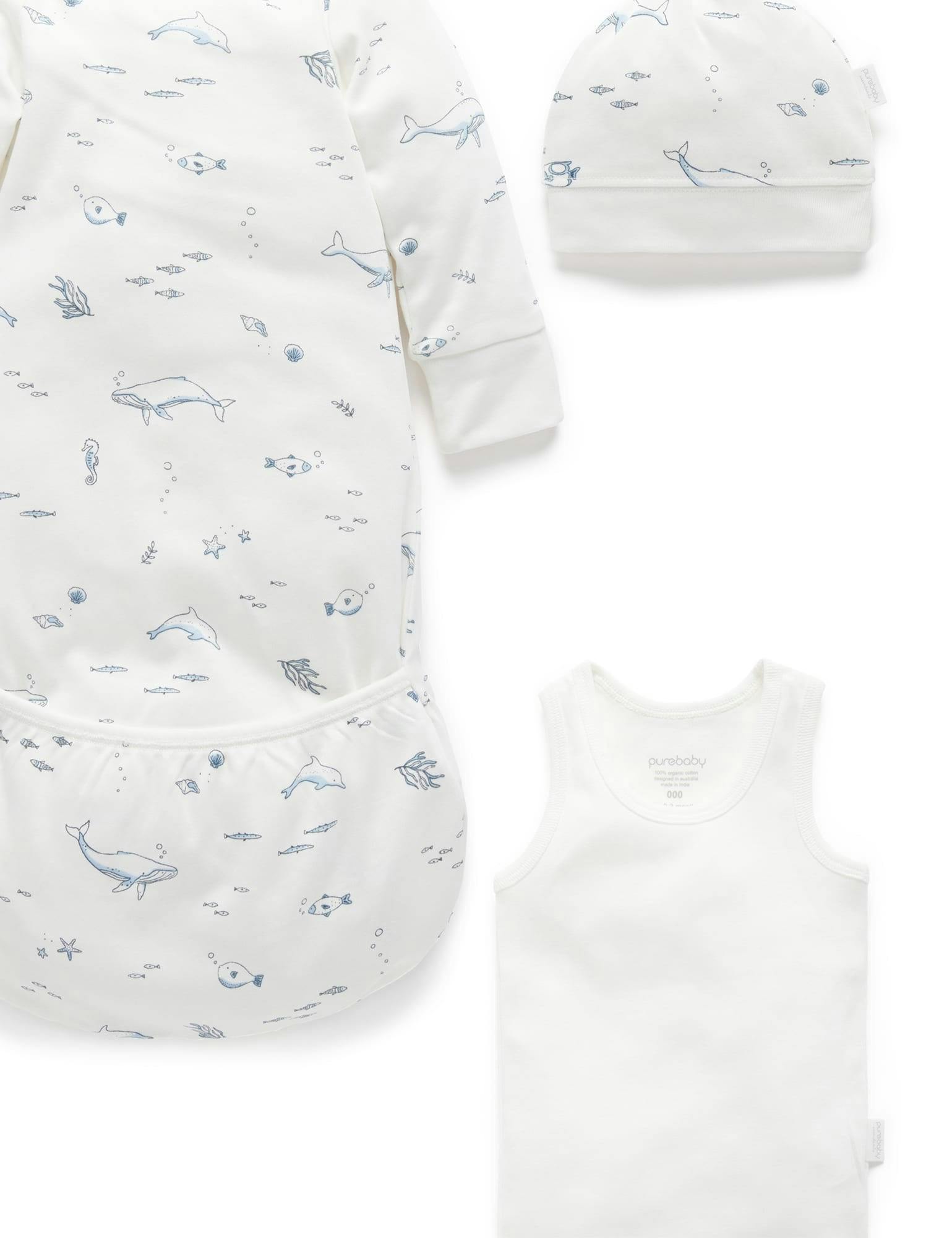 Newborn Hospital Pack Vanilla Nautical Pack