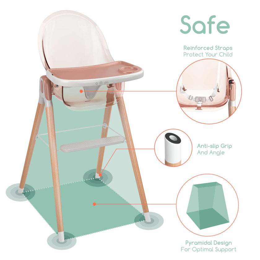 Children of Design 6 in 1 Deluxe High Chair