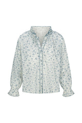 Harper Top in Floral Blues