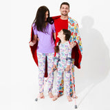 Comic Hero Bamboo Men's Pajama Set
