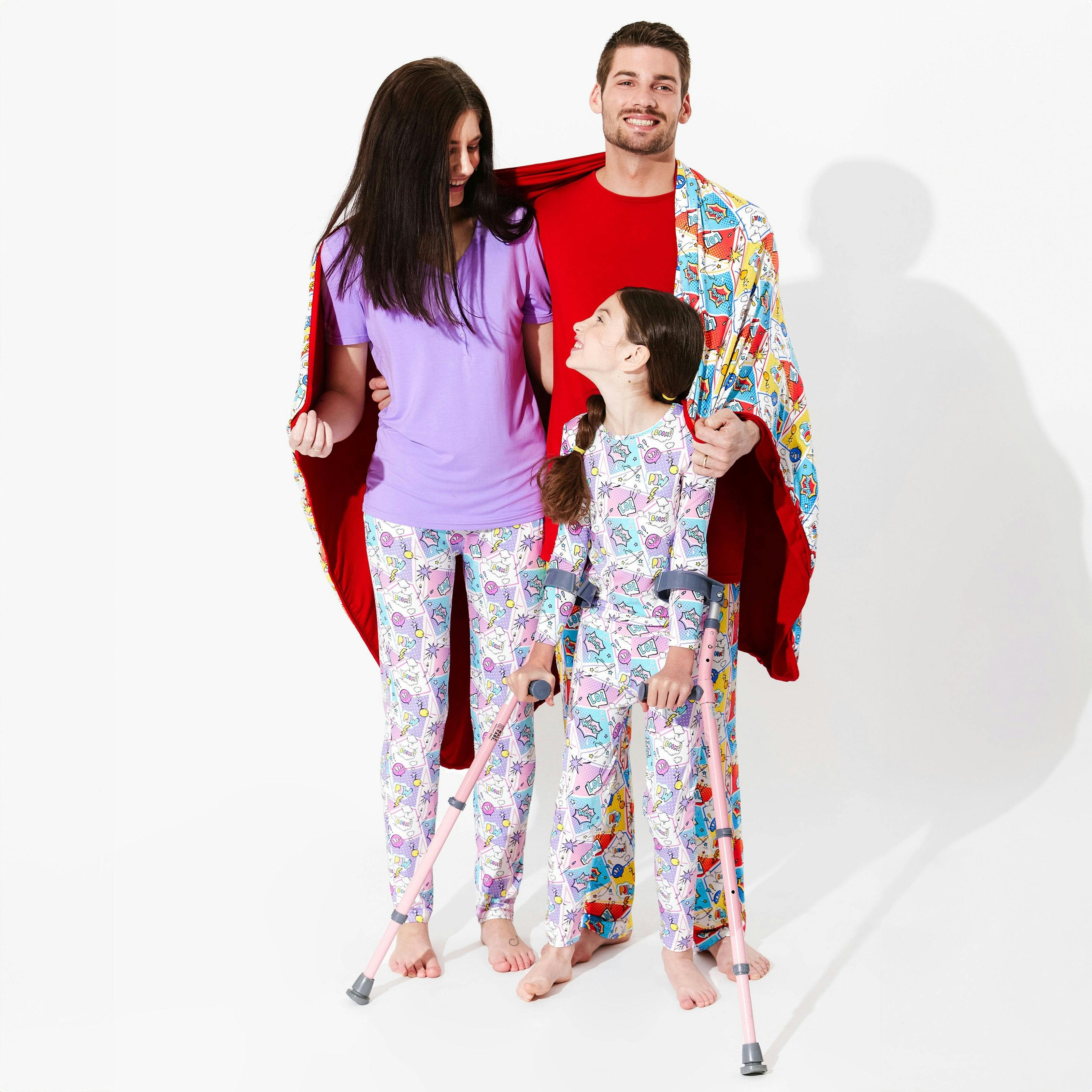 Comic Hero Bamboo Men's Pajama Set