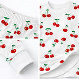 Kids and Toddlers 3 Pack Girls Candy/Hearts/Cherries Long Sleeve Snug Fitted Pajamas