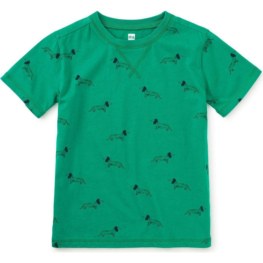 Printed Tee, Green
