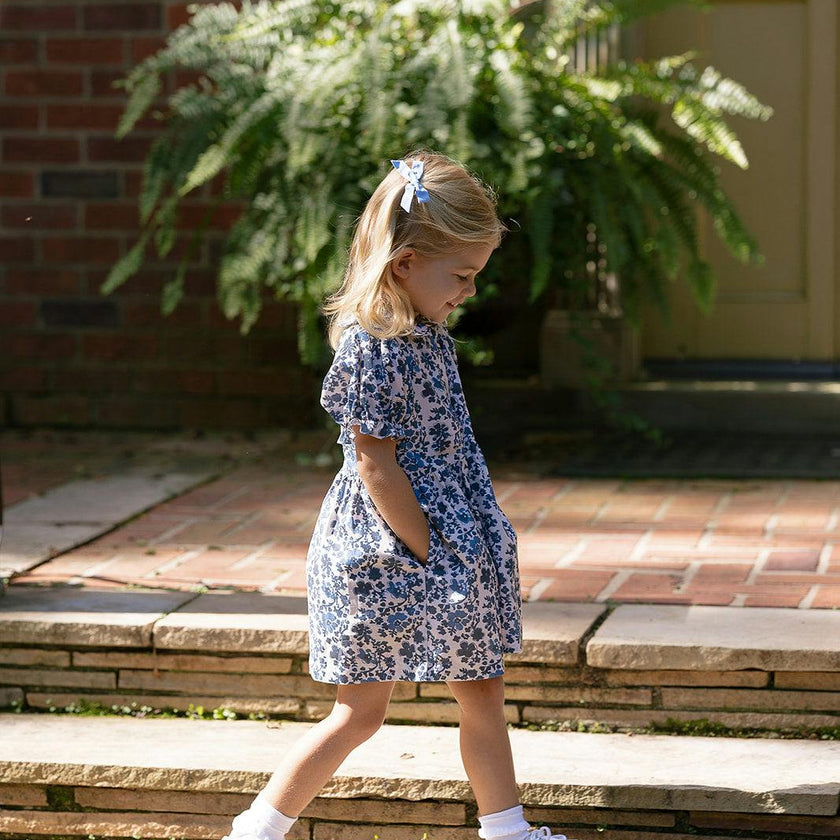 Charlotte Dress in Block Flower