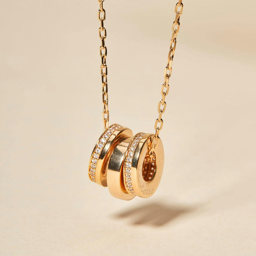 Personalized Unity Necklace, 14k Gold Plated