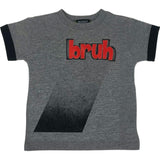 BRUH... Heather Grey Tee - Unisex for Boys and Girls