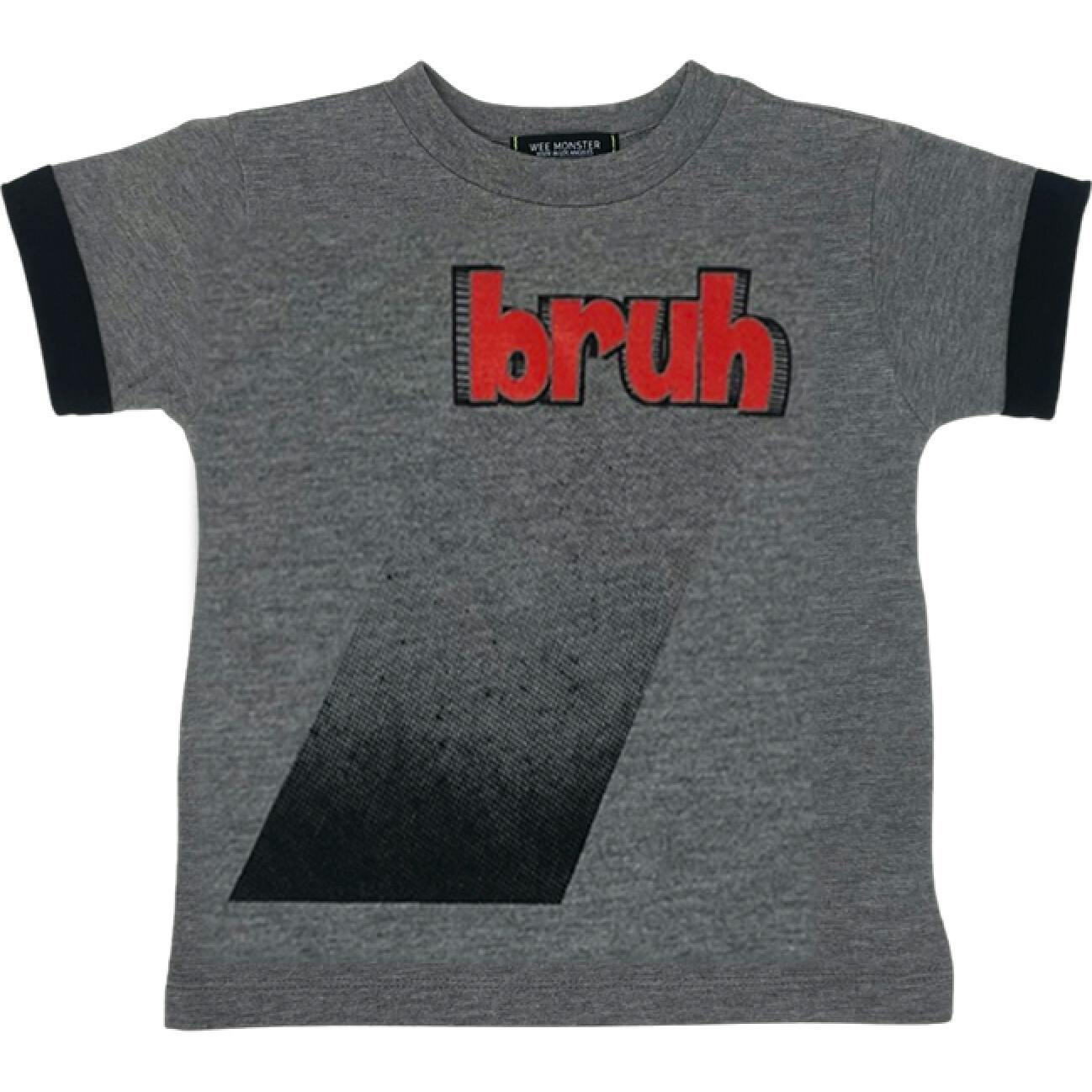 BRUH... Heather Grey Tee - Unisex for Boys and Girls