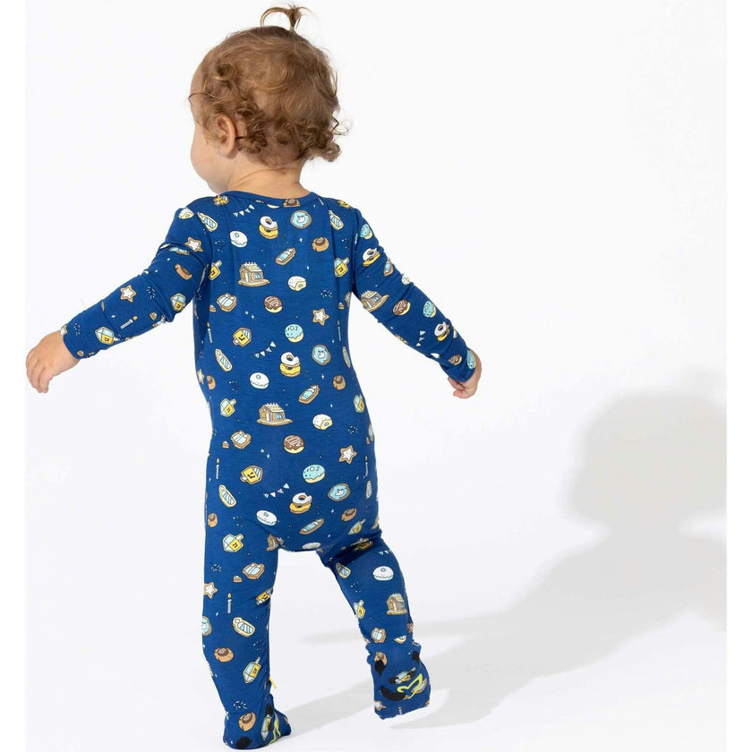 Hanukkah Cookies Bamboo Convertible Footie