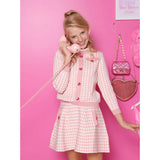 Gingham Gem Sweater Set