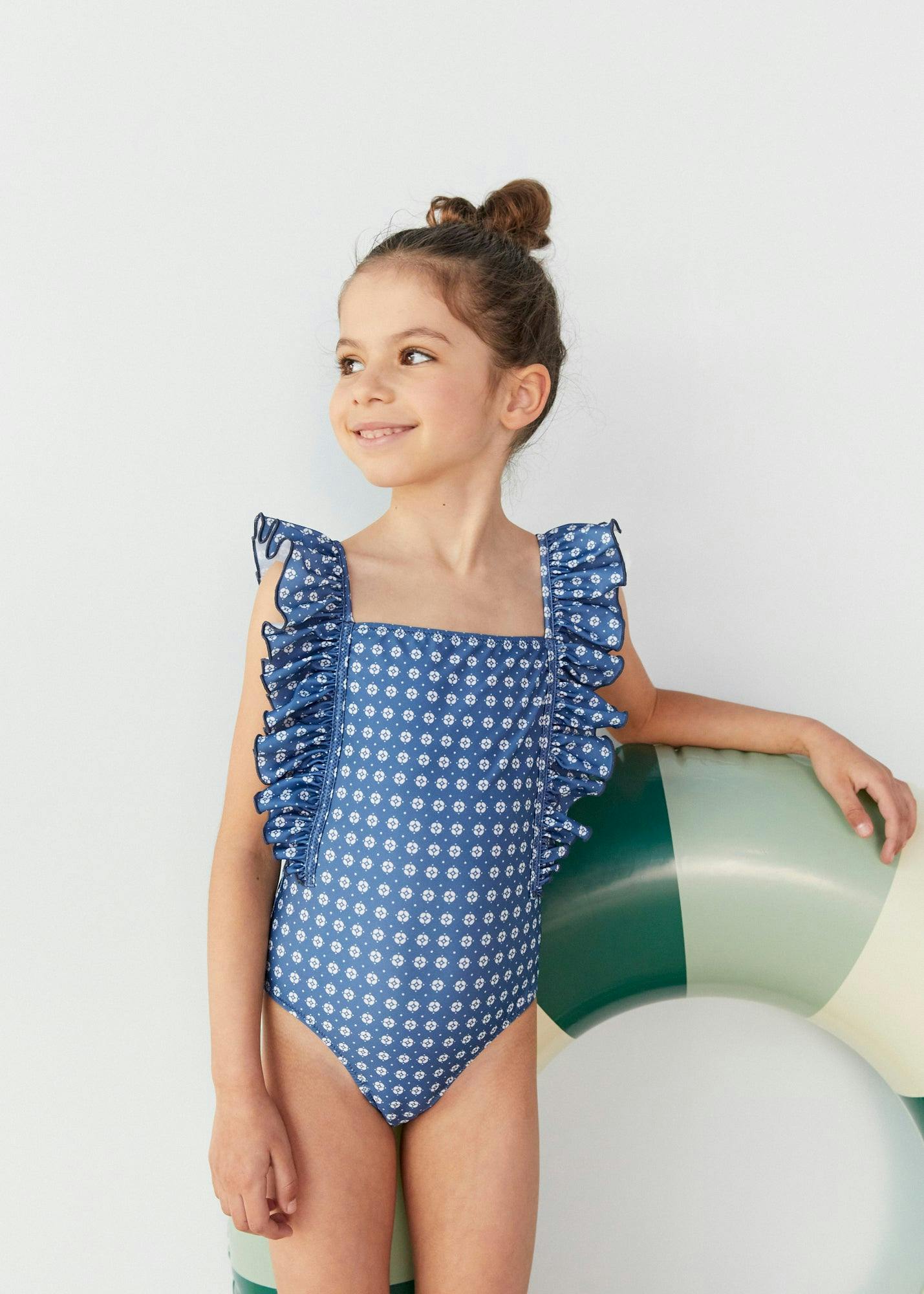 Girls' Ruffle Swimsuit