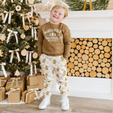 Gingerbread Christmas Checkered Jogger