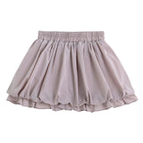 Pink Lace-Trim Skirt Ensemble