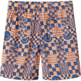 Boys Synthetic Viscose Matching Set | Geometric Smiley