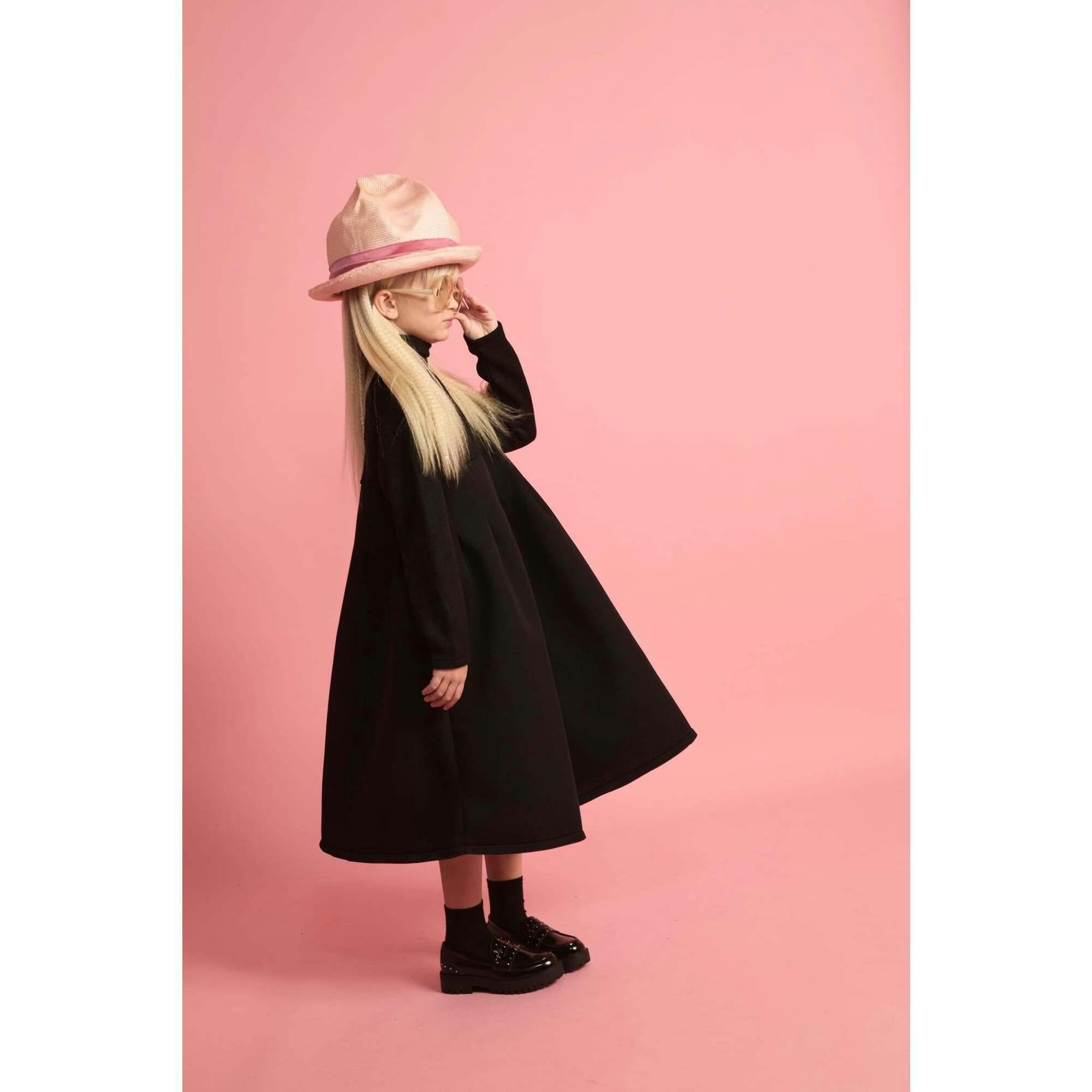 Neoprene Turtleneck Dress