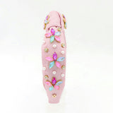 Bejeweled Flower Headband
