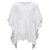 Cesci White Eyelet Cover Up