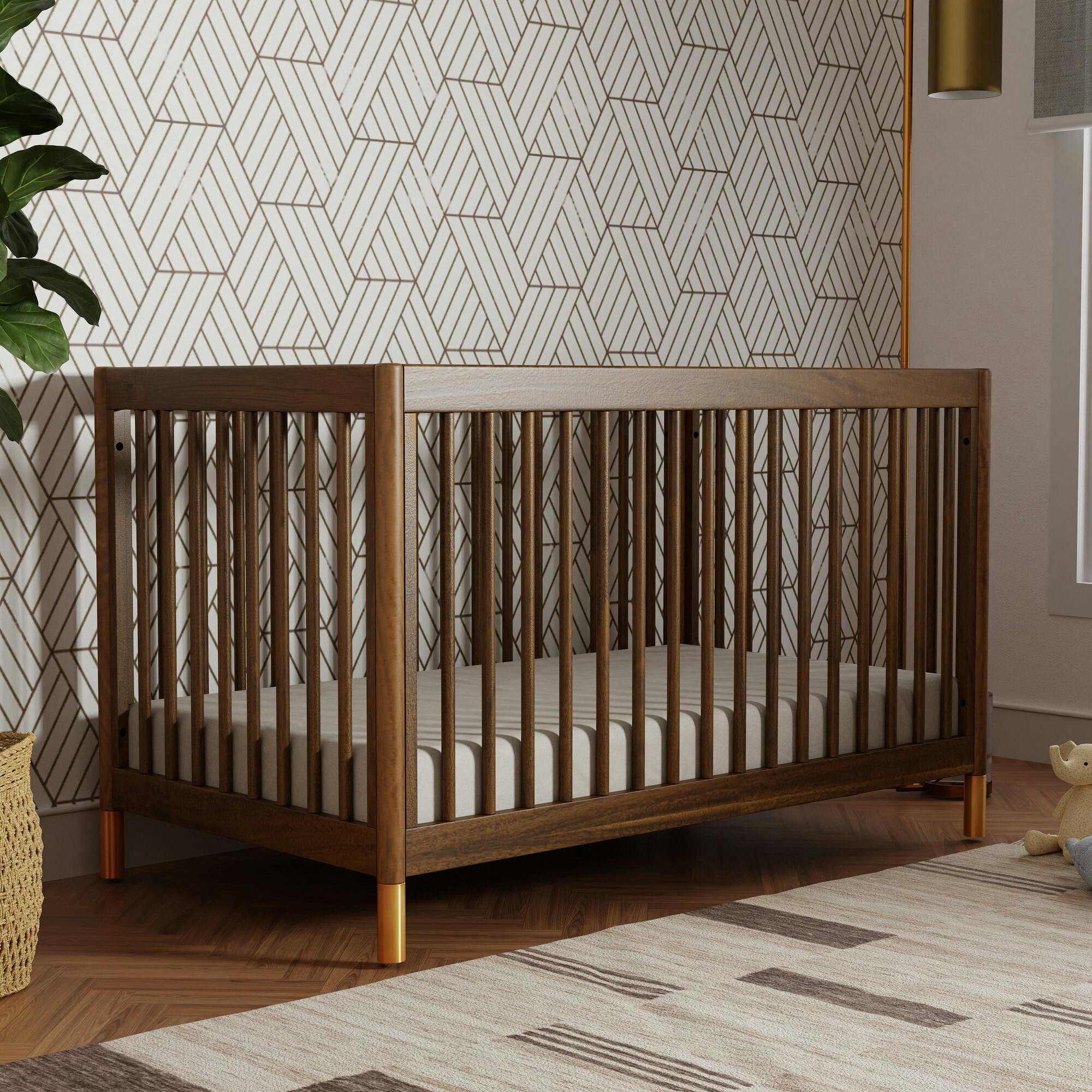 Gelato 4-in-1 Convertible Crib with Toddler Bed Conversion Kit