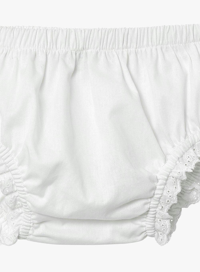 Baby Frilly Knickers in White