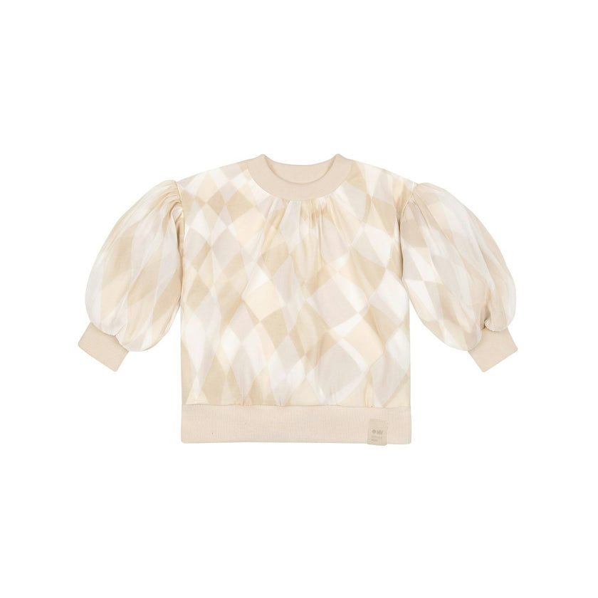 Kids Organza & Terry Sweatshirt