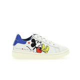 White Mickey Blue Tab Sneakers