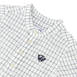 TARTINE ET CHOCOLAT Navy Checked Baby Shirt
