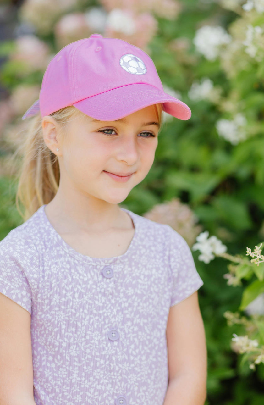 Soccer Bow Baseball Hat