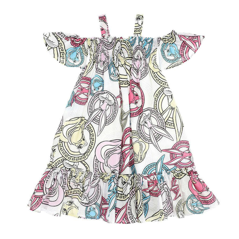 Multicolor Bugs & Lola Muslin Dress