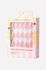 French But Make It Fabulous - Short Almond Press-On Nails