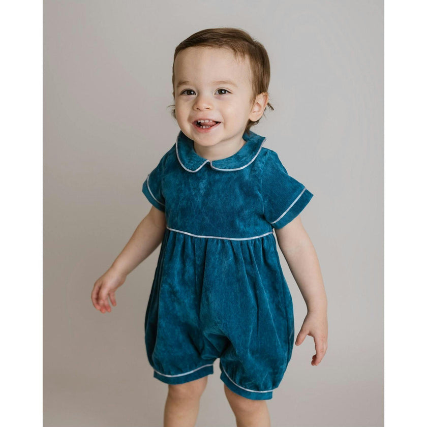 Teal Corduroy One Piece
