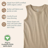 MALONE 5-Pack Toddler Tank Top Undershirts