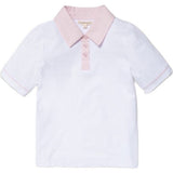 Tech Play Polo in Pink Trim