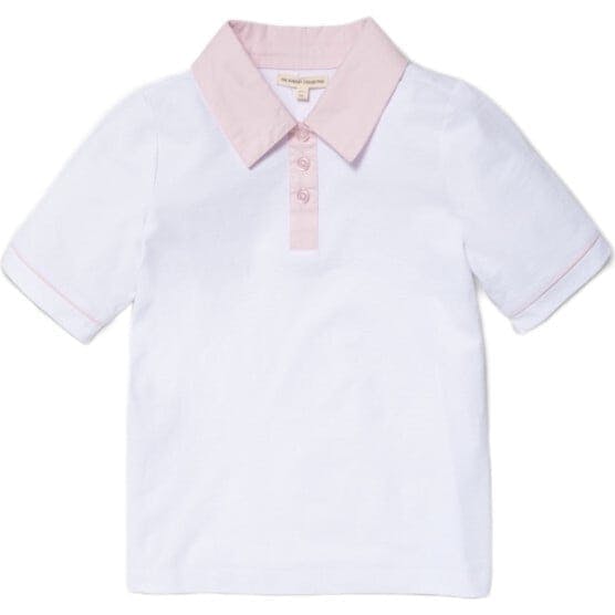 Tech Play Polo in Pink Trim