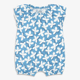 Baby flutter sleeve shortie in butterflies