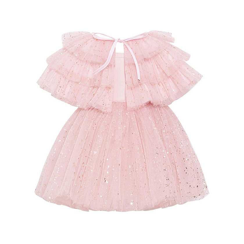 Full Sparkle Pink Dress Set