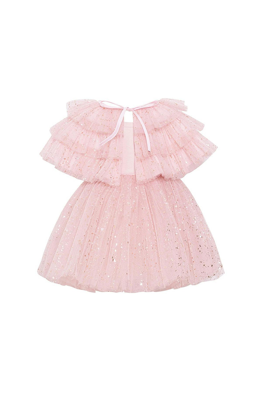Full Sparkle Pink Dress Set