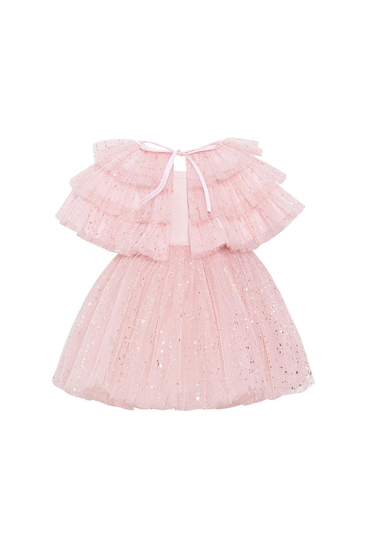 Full Sparkle Pink Dress Set
