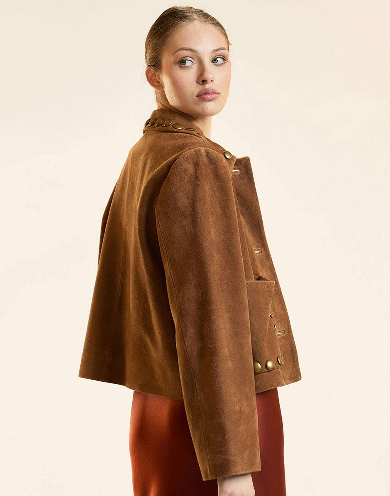 Studded Suede Jacket