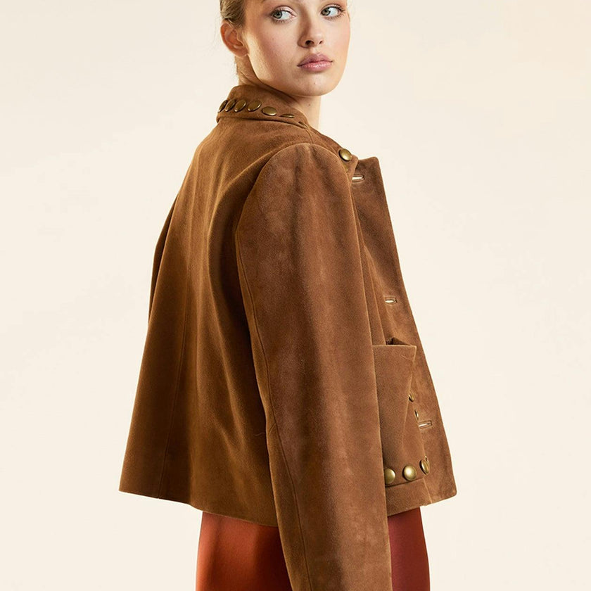 Studded Suede Jacket