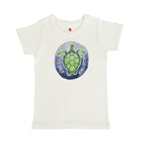 graphic tee | turtle easy green