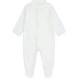 Velour Angel Wing™ Sleepsuit - Blue