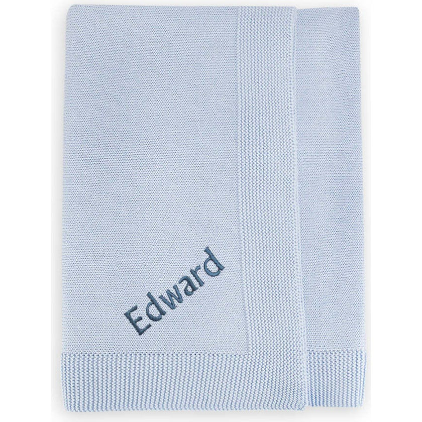 Personalized Knitted Baby Blanket